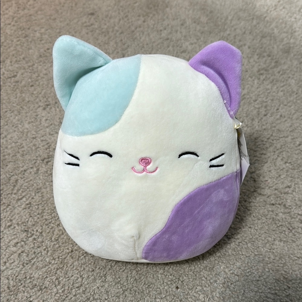 Cora the Cat Baby Squishmallow with tag 8”